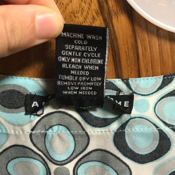 Antilia Femme tieback ruffled silky blouse - Picture 4 of 6